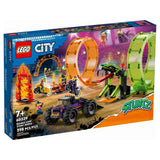 LEGO City Kaszkadőr aréna dupla hurokkal 60339 598 darabos