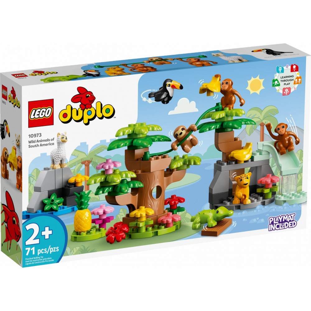 LEGO DUPLO Dél-Amerika vadállatai 10973 71 darabos