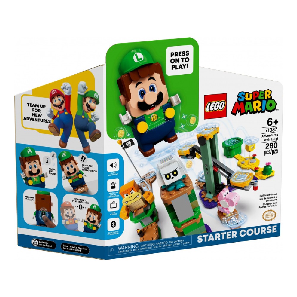 LEGO Super Mario Luigi kalandjai kezdőpálya 71387 280 darabos
