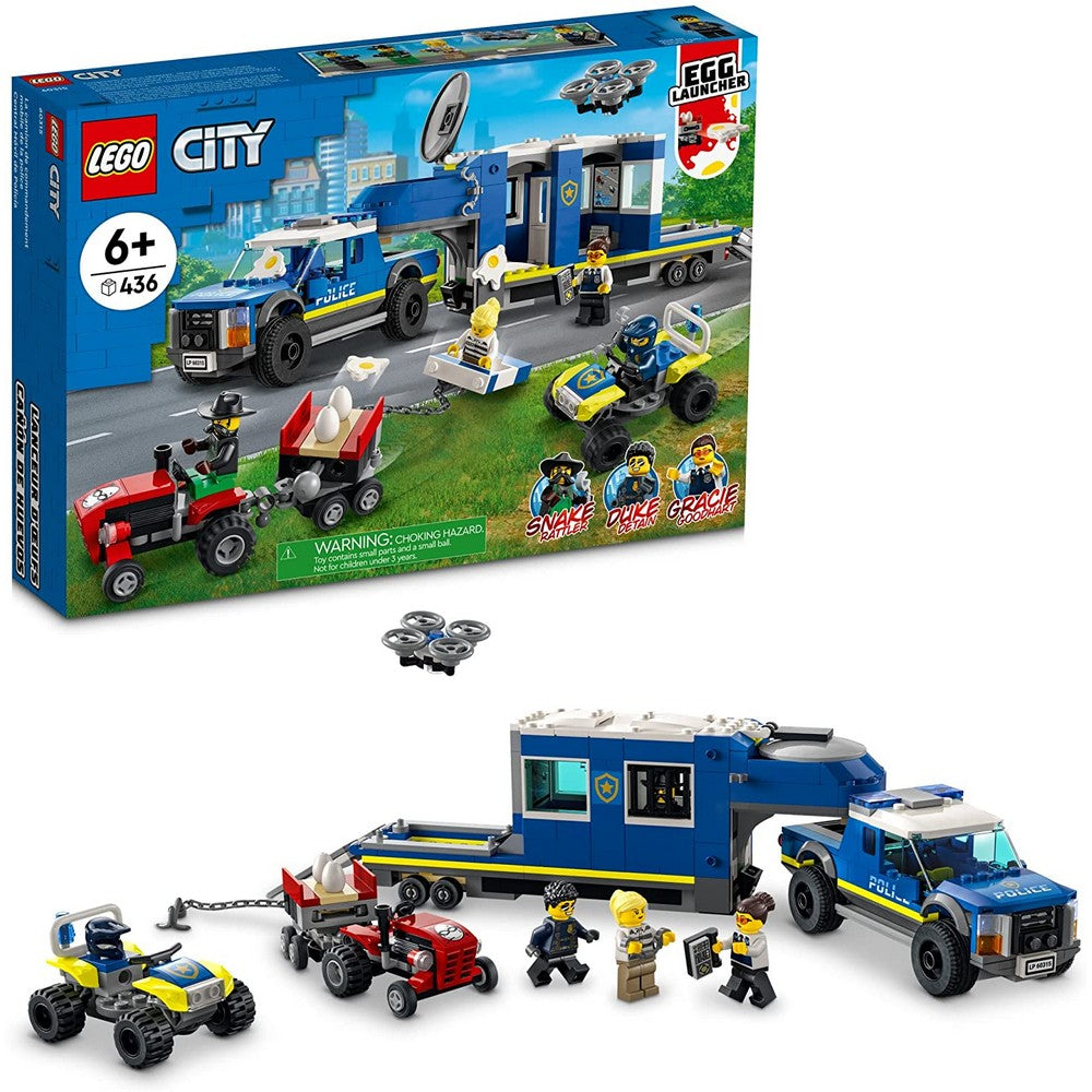 LEGO City Rendőrségi mobil parancsnoki kamion 60315 436 darabos