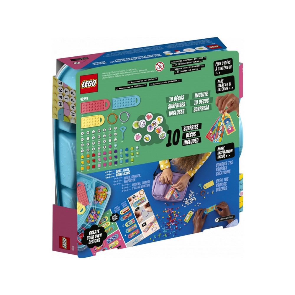 LEGO DOTS Táskadísz óriáscsomag - Üzenetküldés 41949 228 darabos