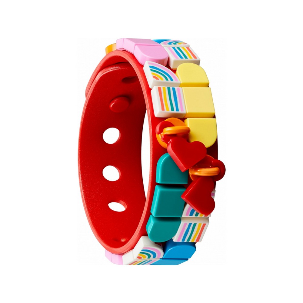 LEGO DOTS Szivárvány karkötő kiegészítőkkel 41953 37 darabos