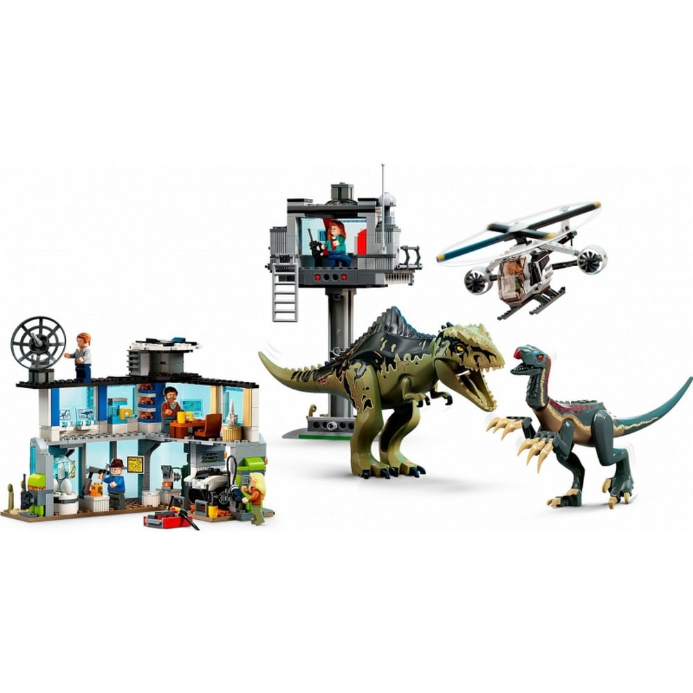 LEGO Jurassic World Giganotosaurus és Therizinosaurus támadás 76949