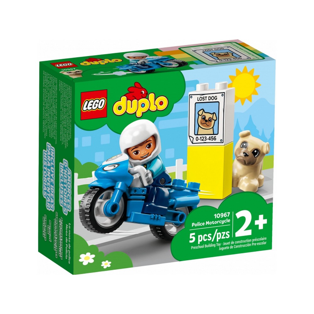 LEGO DUPLO Rendőrségi motorkerékpár 10967 5 darabos