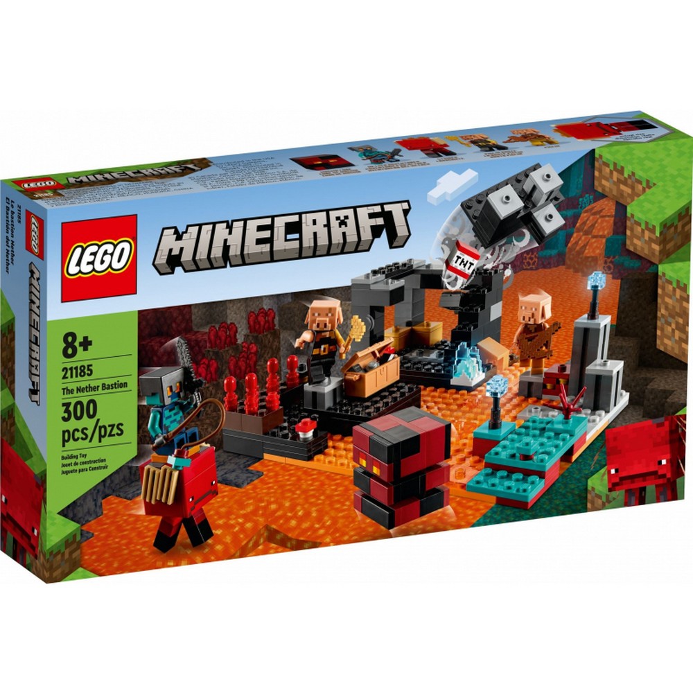 LEGO Minecraft Az alvilági bástya 21185 300 darabos