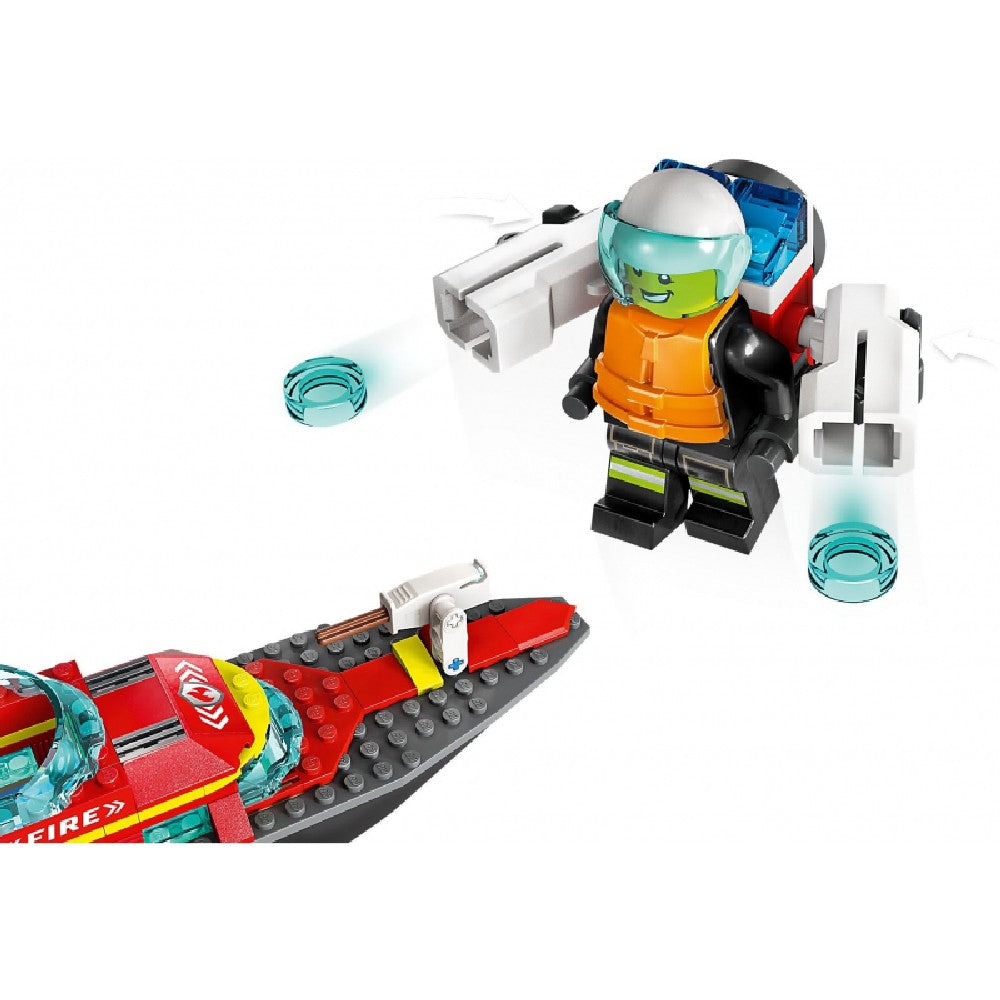 LEGO City Tűzoltóhajó 60373 144 darabos