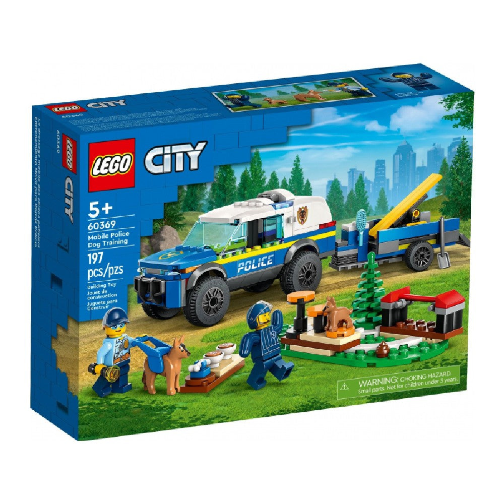 LEGO City Rendőrkutya-kiképzés 60369 197 darabos