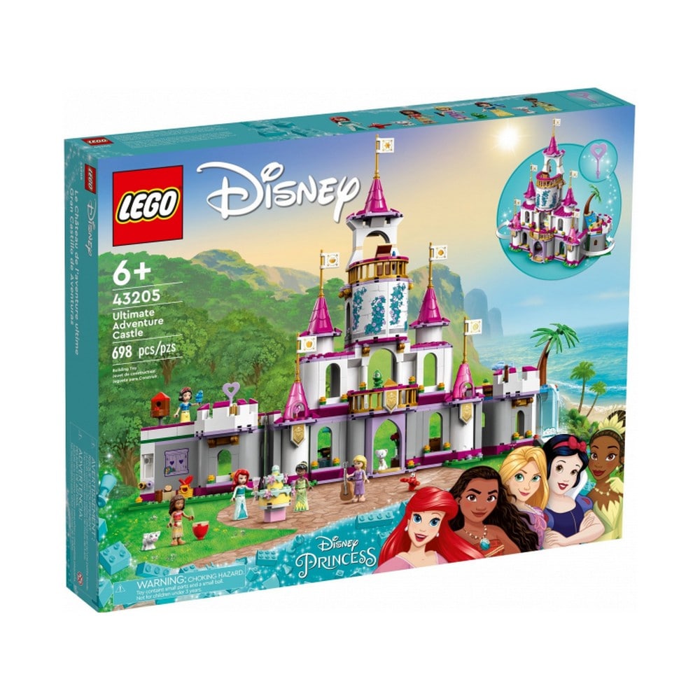 LEGO Disney Felülmúlhatatlan kalandkastély 43205 698 darabos