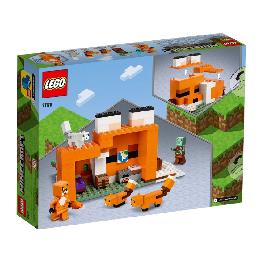 LEGO Minecraft A rókaházikó 21178 193 darabos