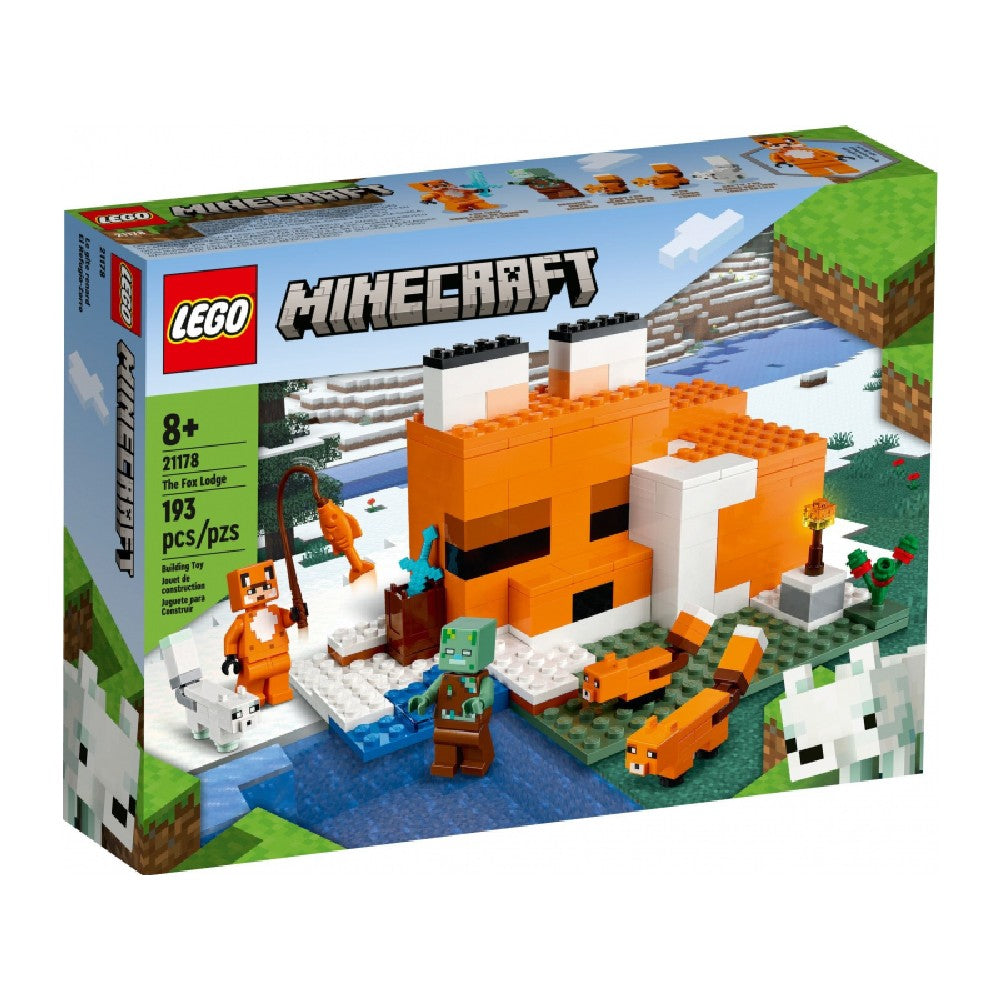 LEGO Minecraft A rókaházikó 21178 193 darabos
