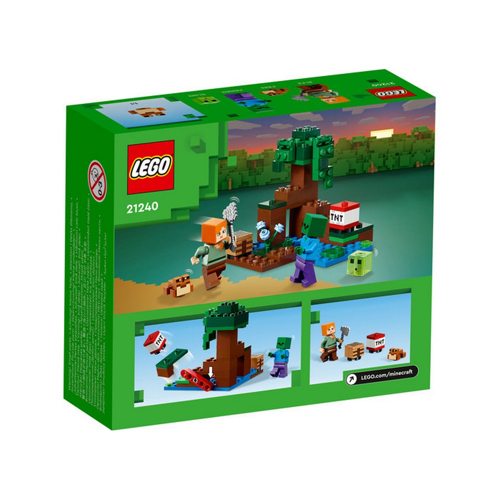 LEGO Minecraft A mocsári kaland 21240 65 darabos