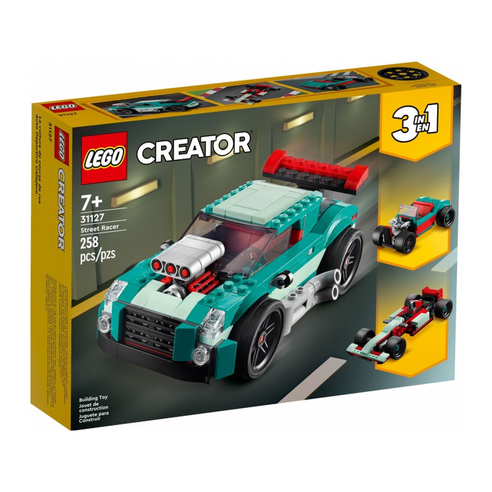 LEGO Creator Utcai versenyautó 31127 258 darabos