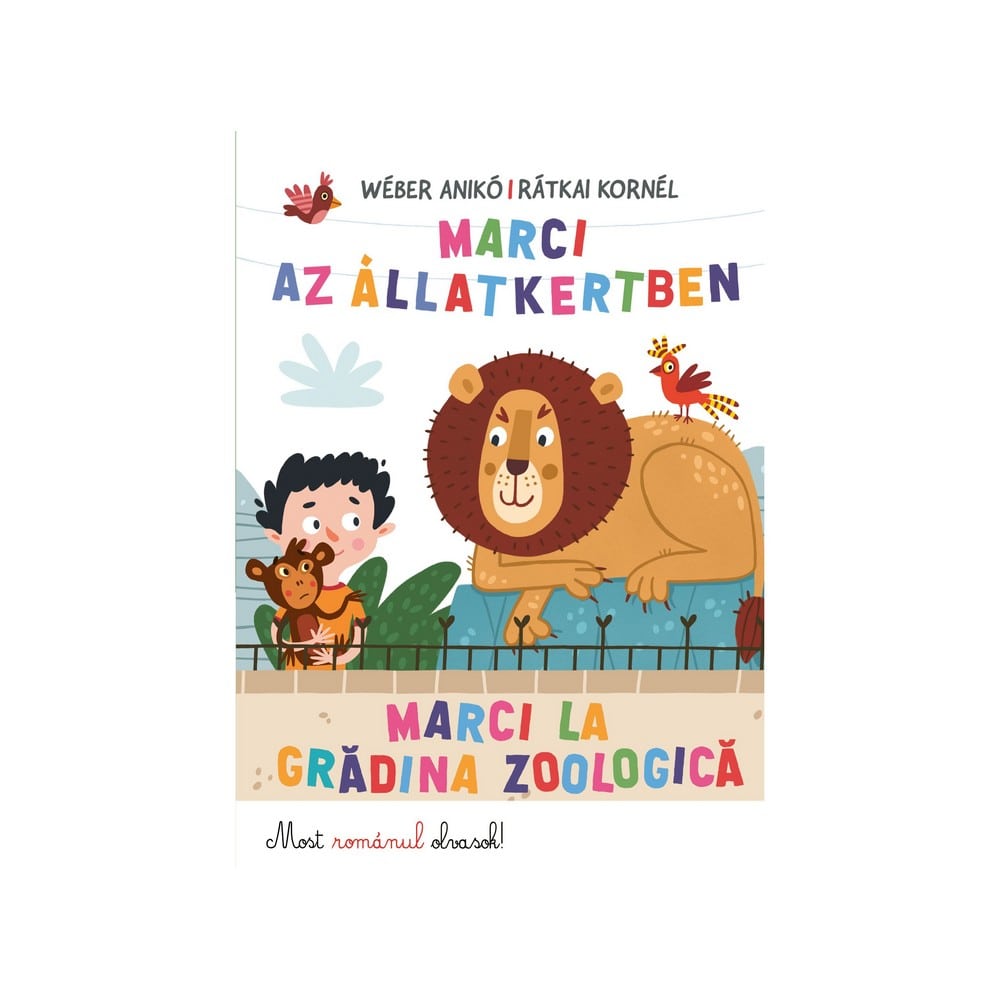 Marci az állatkertben - Marci la grădina zoologică könyv borítója