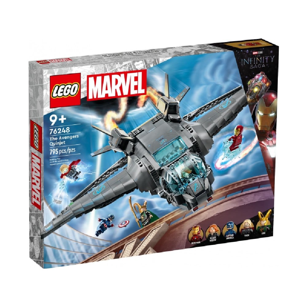 LEGO Marvel: A Bosszúállók Quinjetje 76248, 795 darabos