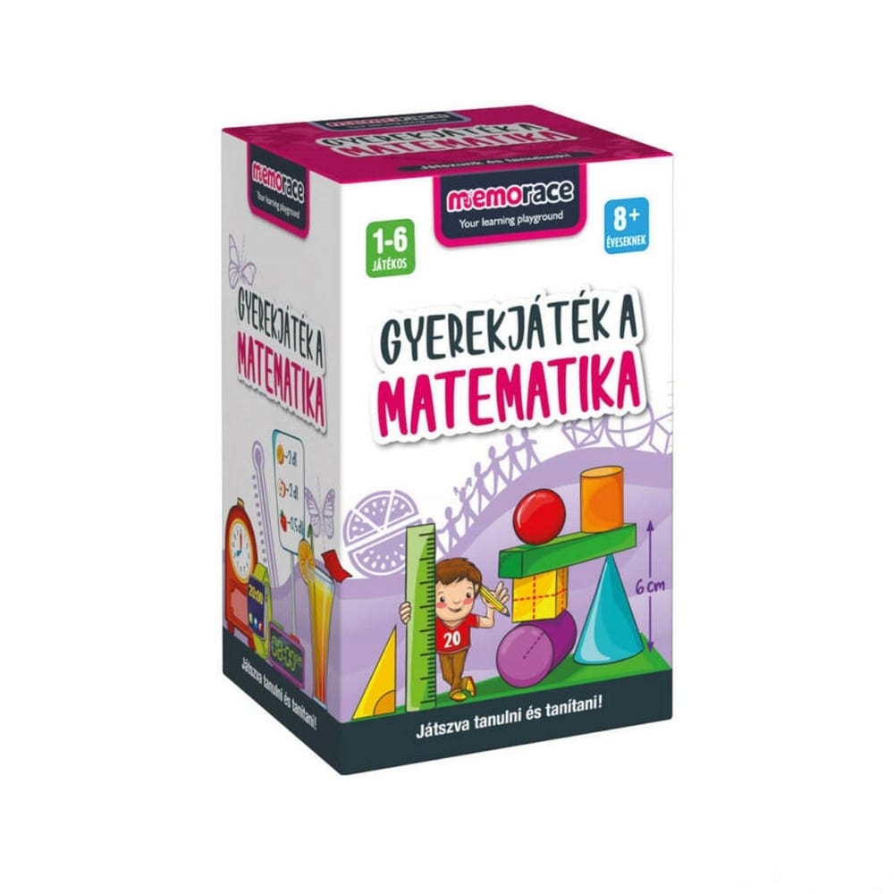 Memorace: Gyerekjáték a matematika, magyar nyelvű társasjáték