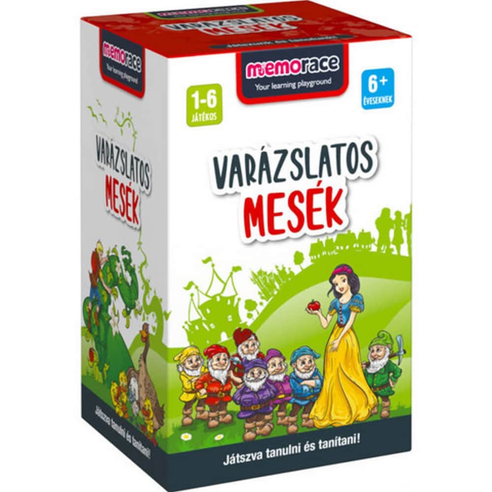 Memorace: Varázslatos mesék, magyar nyelvű társasjáték