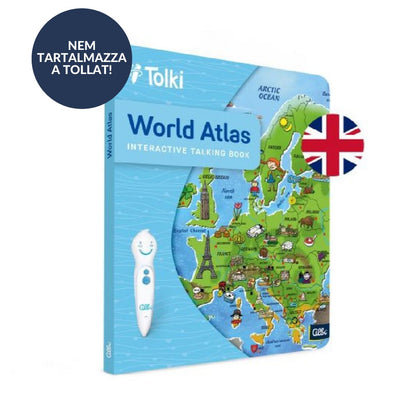 Tolki interaktív könyv - World Atlas Angol nyelvű