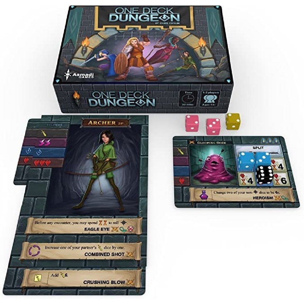 One Deck Dungeon angol nyelvű társasjáték