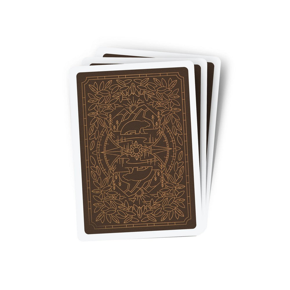 Parks Playing Cards - Brown franciakártya-csomag