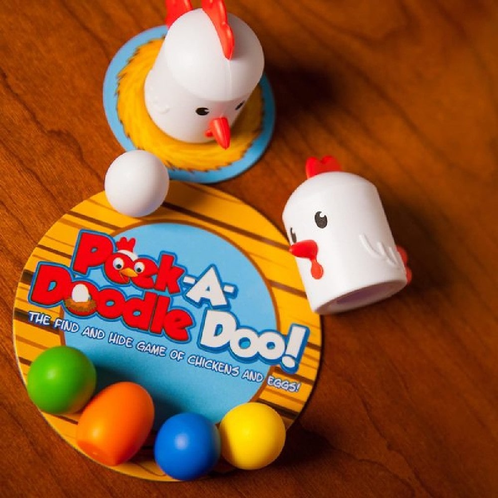 Peek-A-Doodle Doo! memória játék magyar nyelvű társasjáték