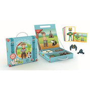 Oktató mágneses puzzle - Bőrönd a világ hőseivel-Eureka KIDS-6-Játszma.ro - A maradandó élmények boltja