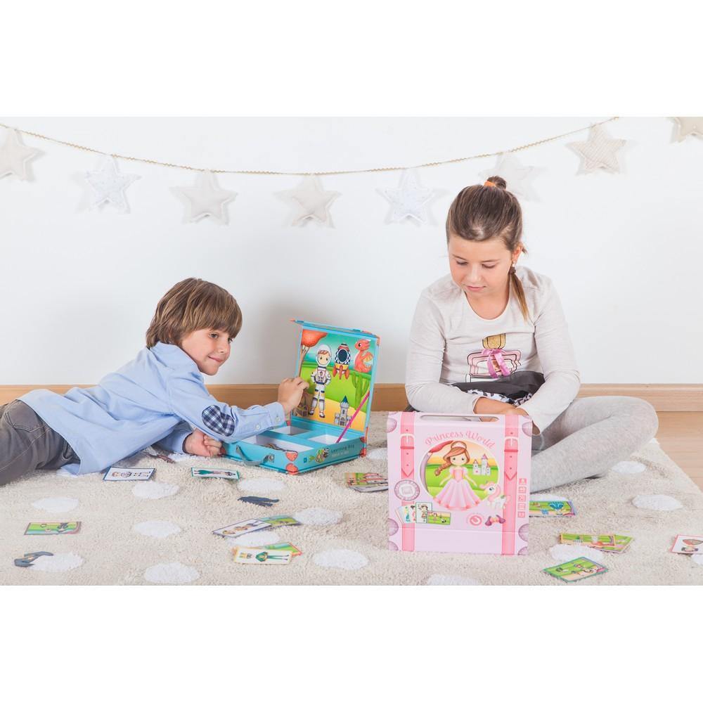 Oktató mágneses puzzle - Bőrönd a világ hőseivel-Eureka KIDS-8-Játszma.ro - A maradandó élmények boltja