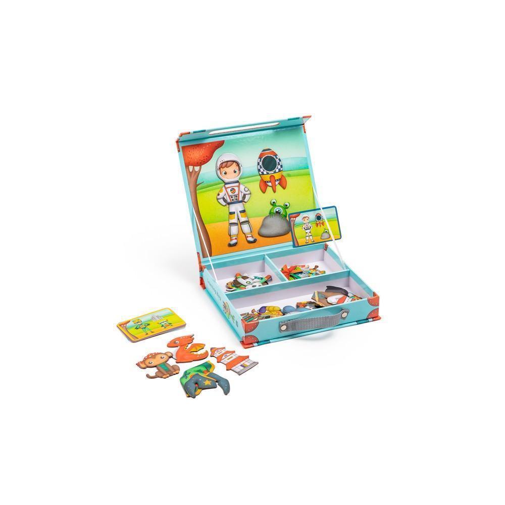 Oktató mágneses puzzle - Bőrönd a világ hőseivel-Eureka KIDS-4-Játszma.ro - A maradandó élmények boltja