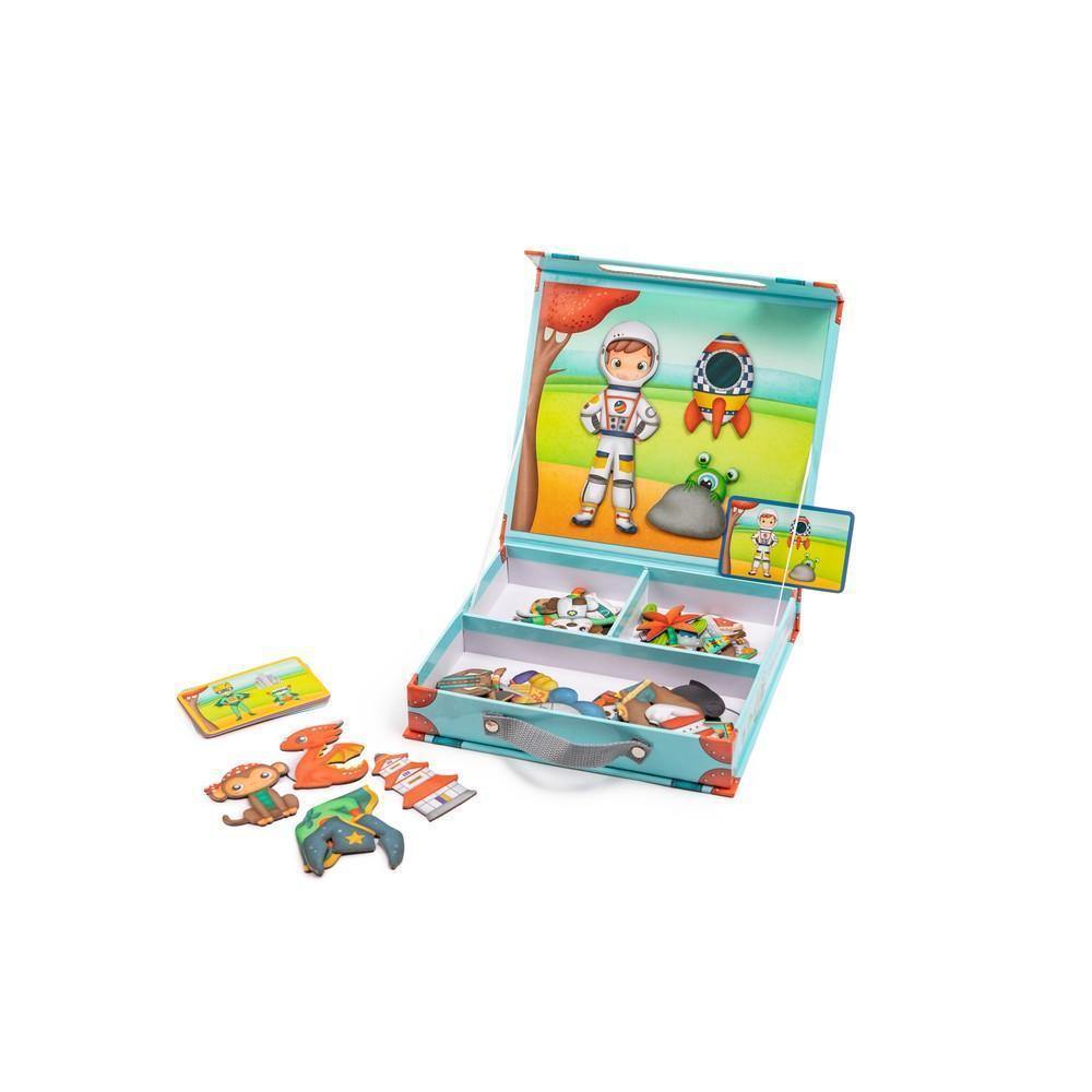Oktató mágneses puzzle - Bőrönd a világ hőseivel-Eureka KIDS-5-Játszma.ro - A maradandó élmények boltja