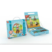 Oktató mágneses puzzle - Bőrönd a világ hőseivel-Eureka KIDS-2-Játszma.ro - A maradandó élmények boltja