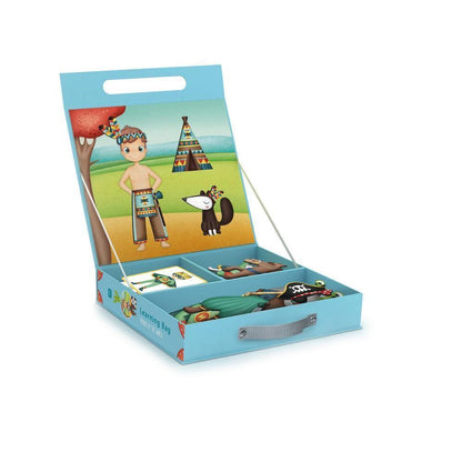 Oktató mágneses puzzle - Bőrönd a világ hőseivel-Eureka KIDS-3-Játszma.ro - A maradandó élmények boltja