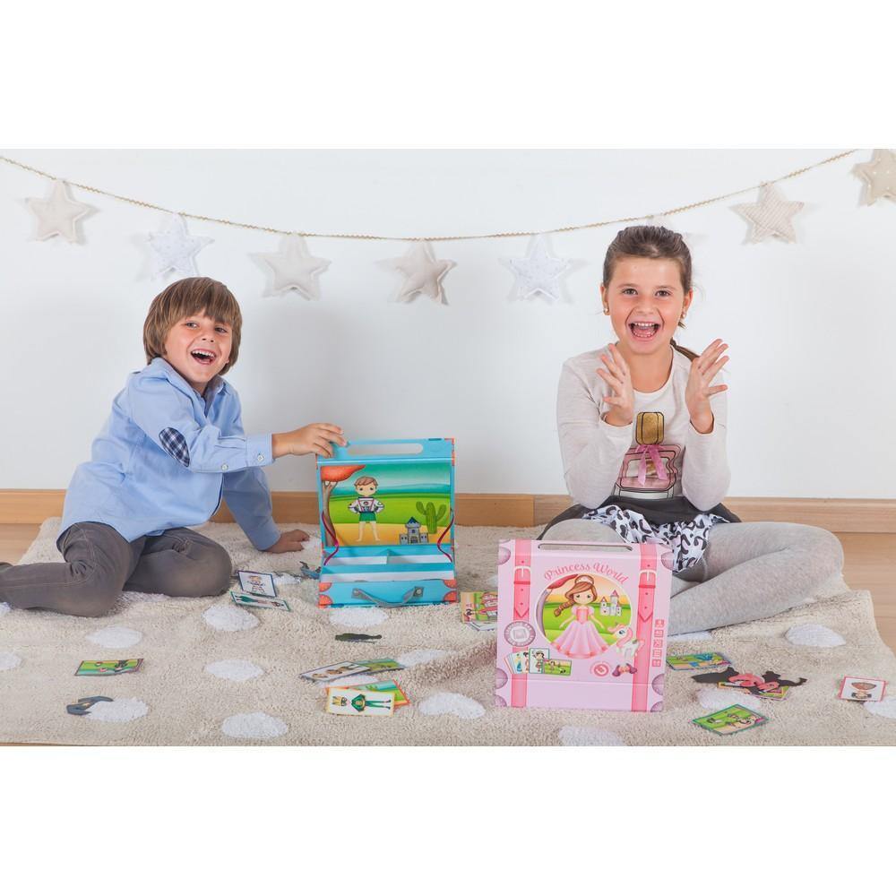 Oktató mágneses puzzle - Bőrönd a világ hőseivel-Eureka KIDS-10-Játszma.ro - A maradandó élmények boltja