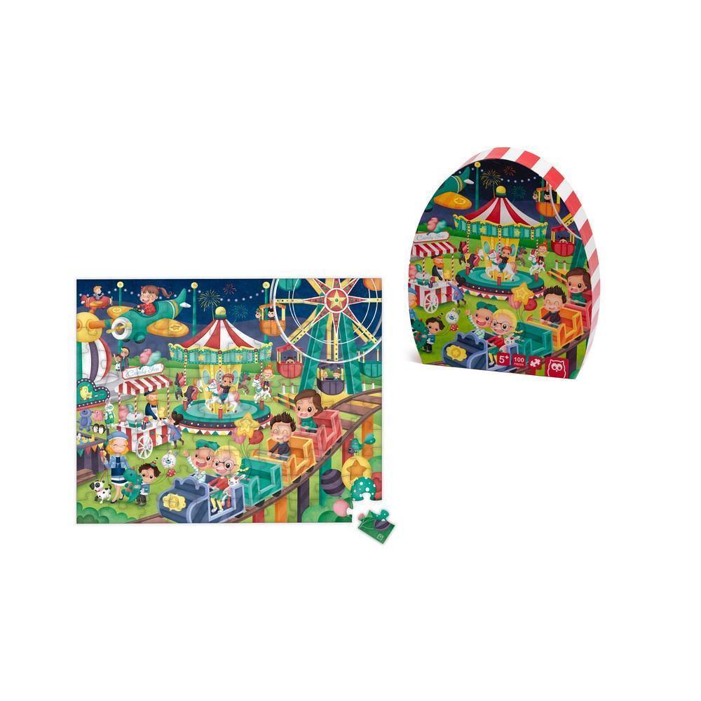 Oktató puzzle - 100 darabos - A vidámpark-Eureka KIDS-3-Játszma.ro - A maradandó élmények boltja