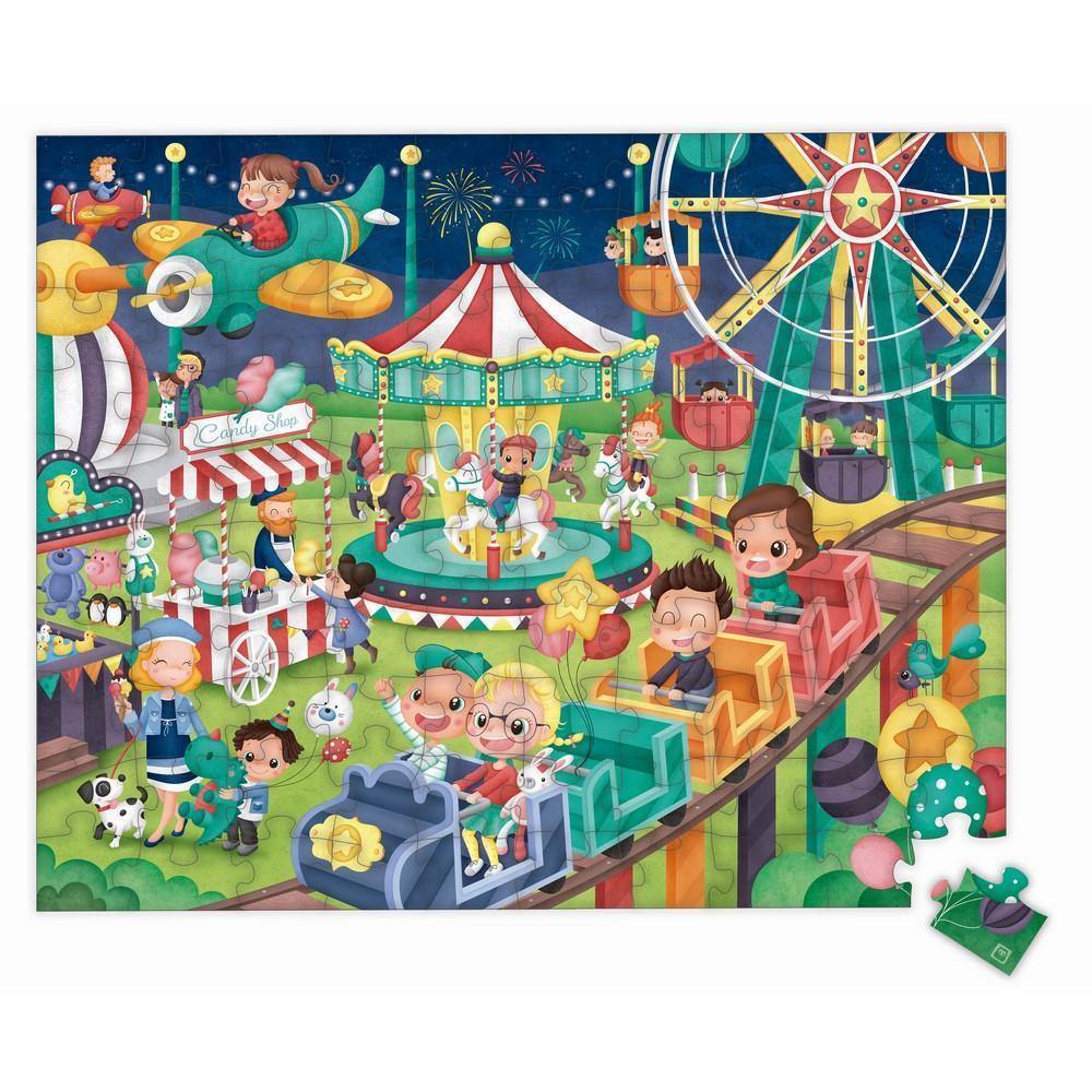 Oktató puzzle - 100 darabos - A vidámpark-Eureka KIDS-5-Játszma.ro - A maradandó élmények boltja