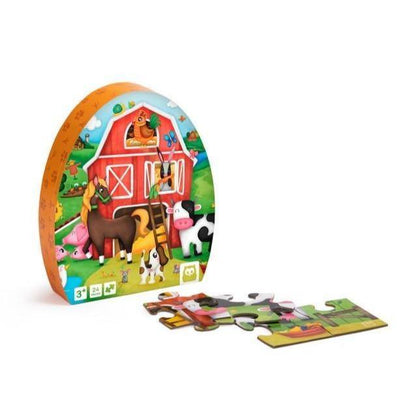 Oktató puzzle - 24 darabos - Farm-Eureka KIDS-1-Játszma.ro - A maradandó élmények boltja