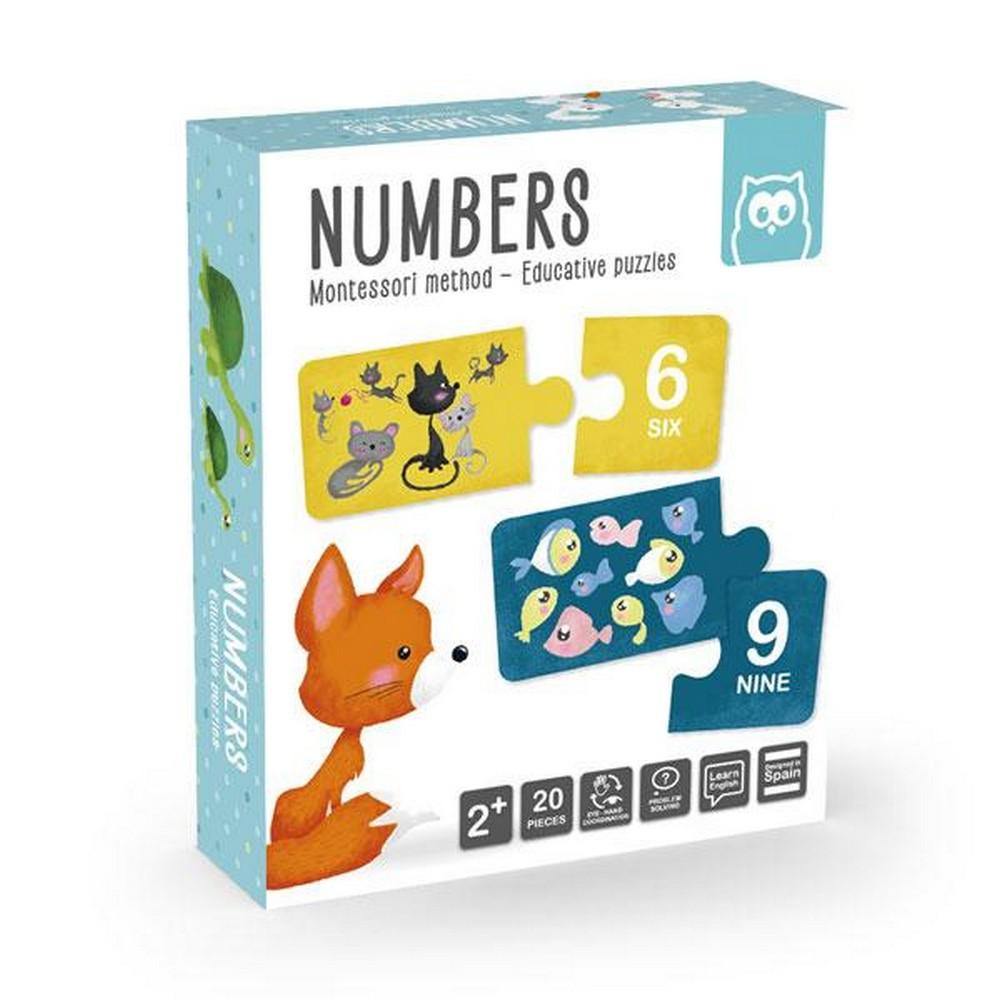 Oktató puzzle Montessori - Tanuljunk meg számolni-Eureka KIDS-1-Játszma.ro - A maradandó élmények boltja