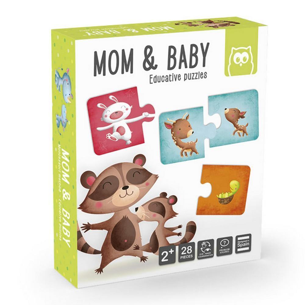 Oktató puzzle Montessori - Anyaállat és kicsinye-Eureka KIDS-1-Játszma.ro - A maradandó élmények boltja