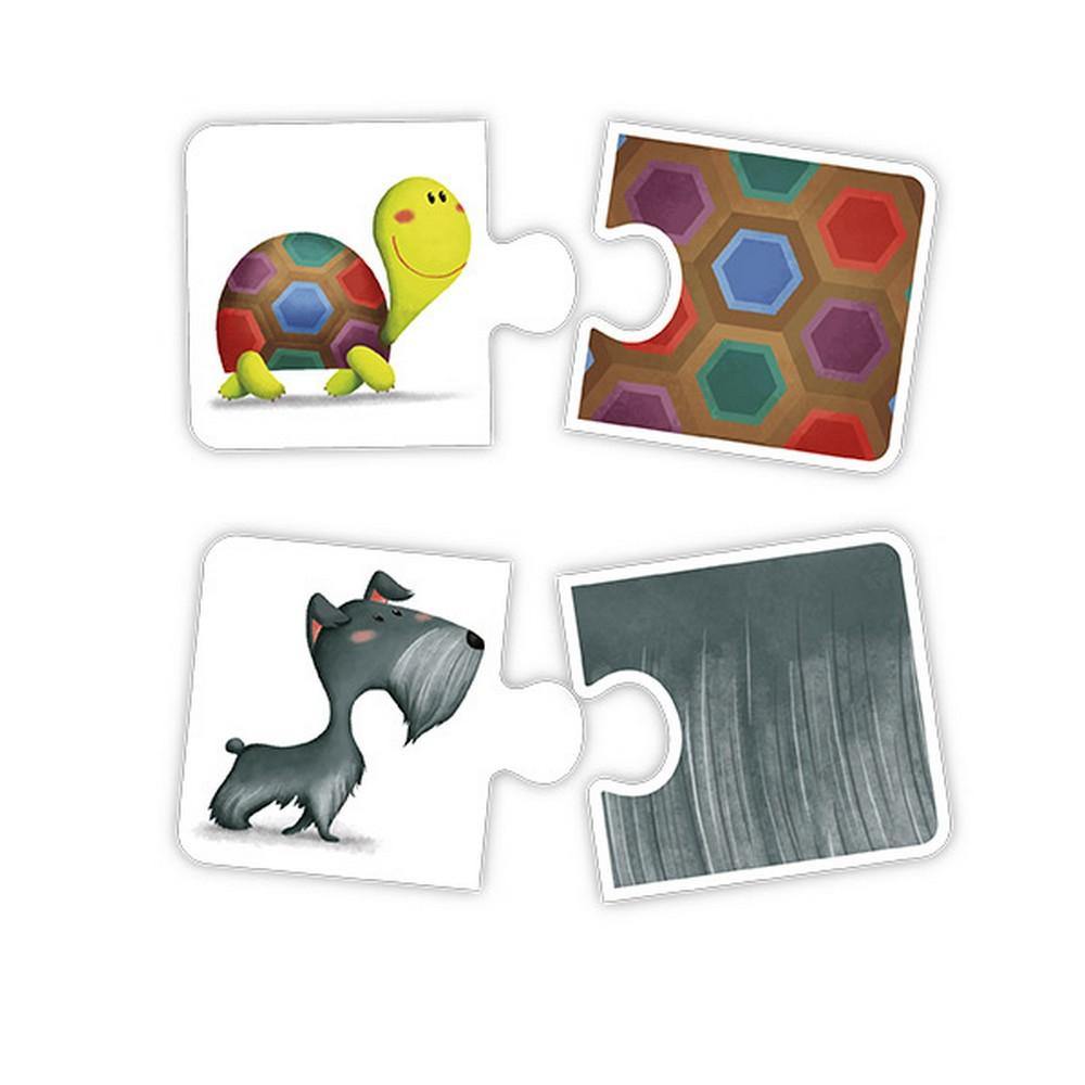 Oktató puzzle Montessori - Az állatok textúrája-Eureka KIDS-2-Játszma.ro - A maradandó élmények boltja