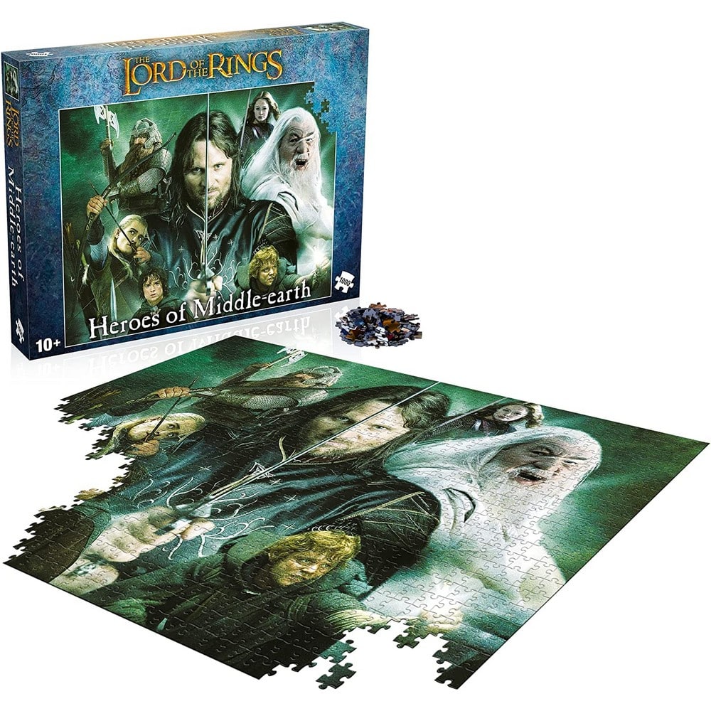 1000 darabos Gyűrűk ura puzzle - Középfölde hősei