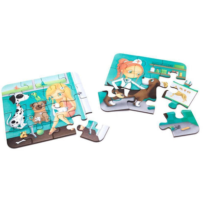 4 az 1-ben puzzle - Az állatorvos-Eureka KIDS-4-Játszma.ro - A maradandó élmények boltja