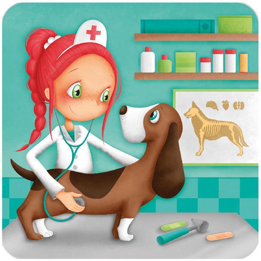 4 az 1-ben puzzle - Az állatorvos-Eureka KIDS-6-Játszma.ro - A maradandó élmények boltja