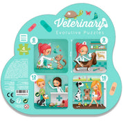 4 az 1-ben puzzle - Az állatorvos-Eureka KIDS-3-Játszma.ro - A maradandó élmények boltja