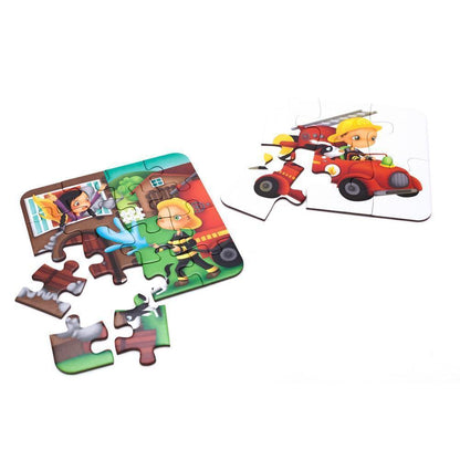 4 az 1-ben puzzle - A kis tűzoltó-Eureka KIDS-5-Játszma.ro - A maradandó élmények boltja
