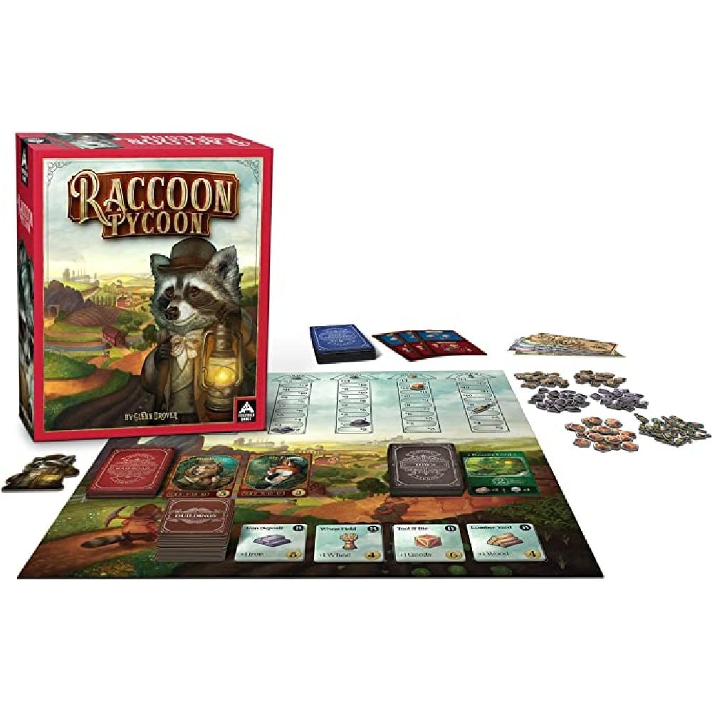 Raccon Tycoon angol nyelvű társasjáték