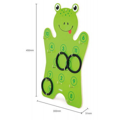 Körbobáló béka, Frog Ring Toss, Viga