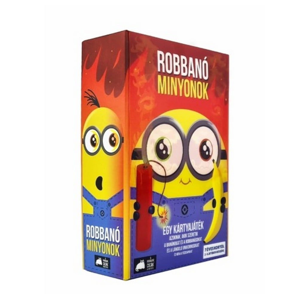 Robbanó minyonok, magyar nyelvű társasjáték