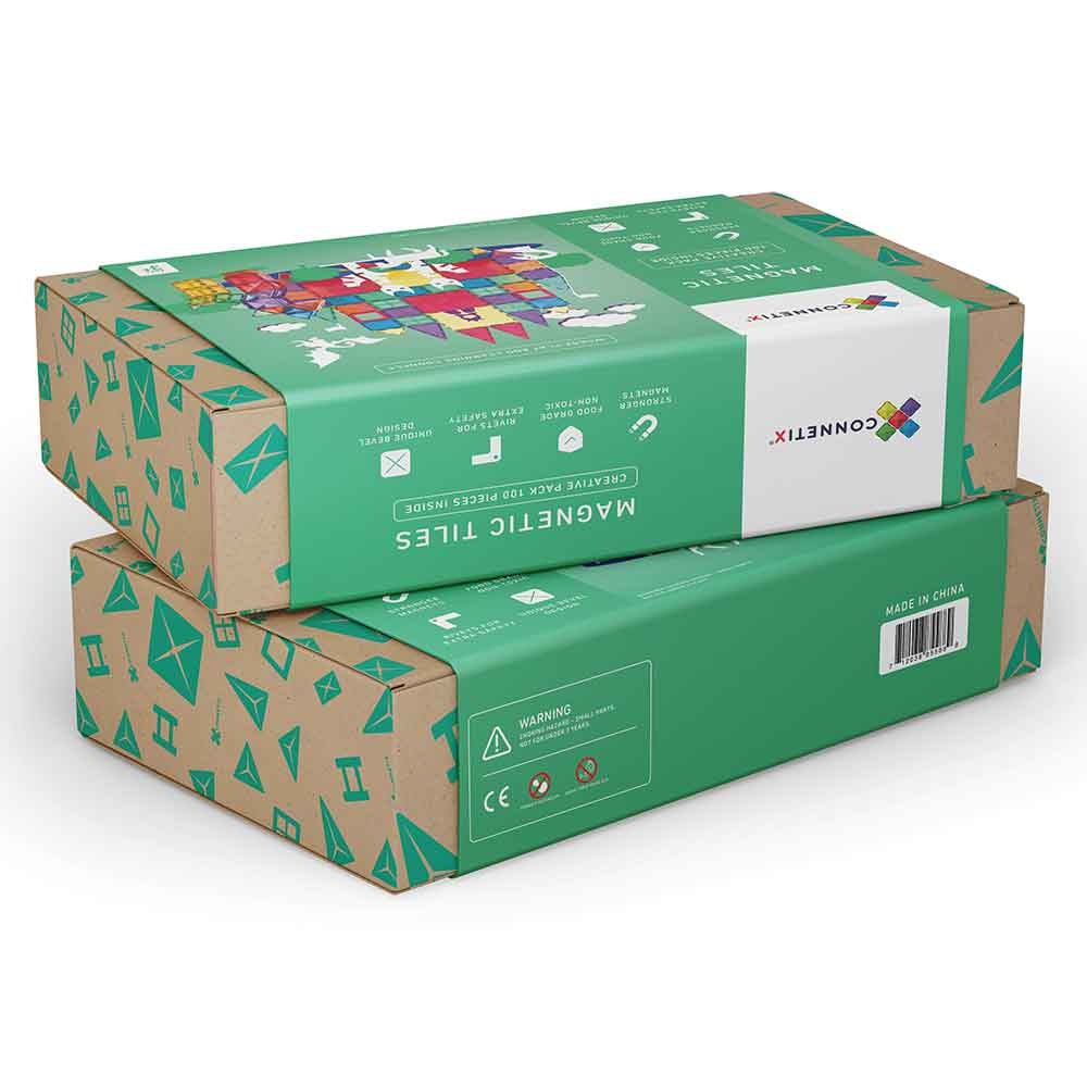 Connetix Magnetic Tiles, Creative Pack 100 darab