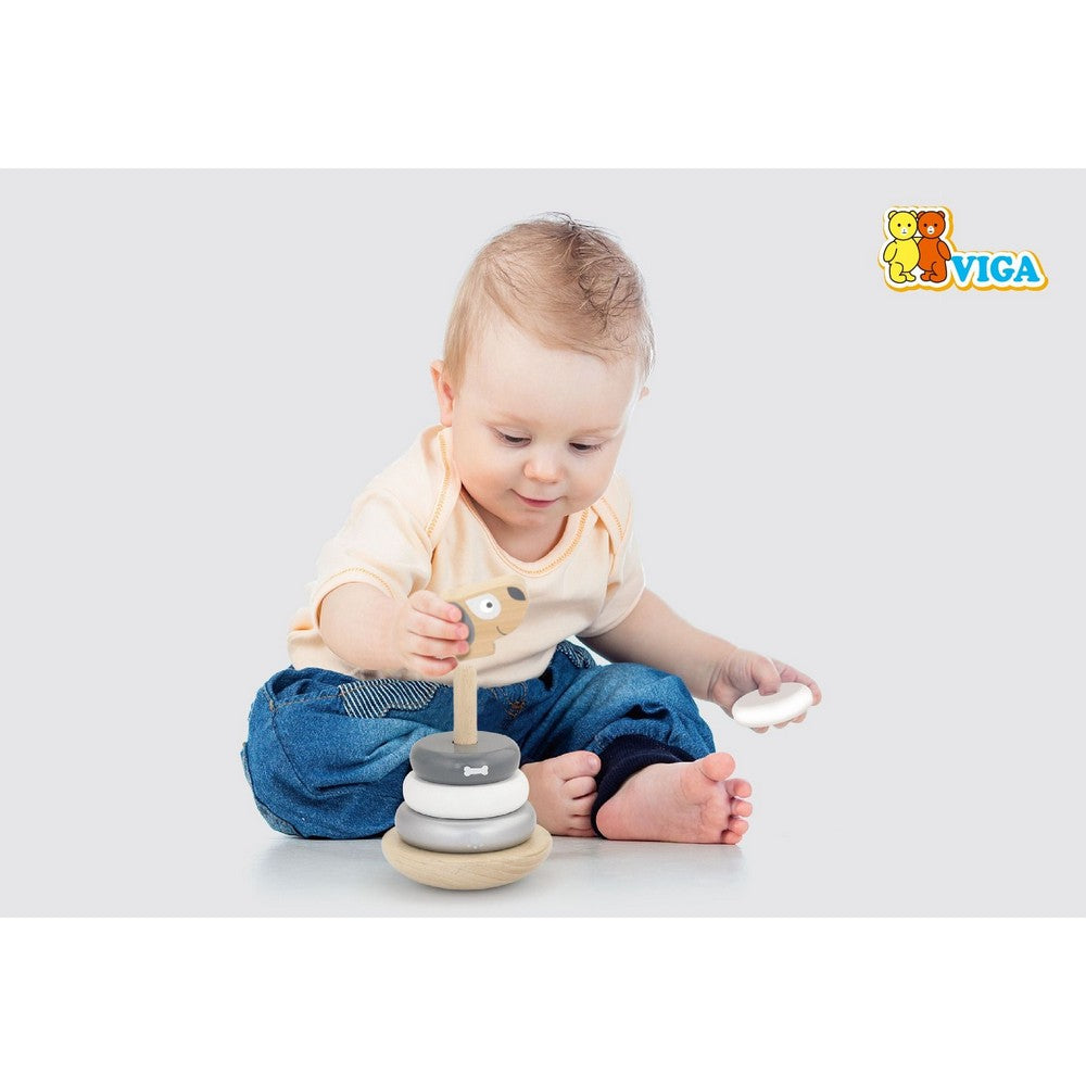 Montesszori torony fából - kutyus, Viga