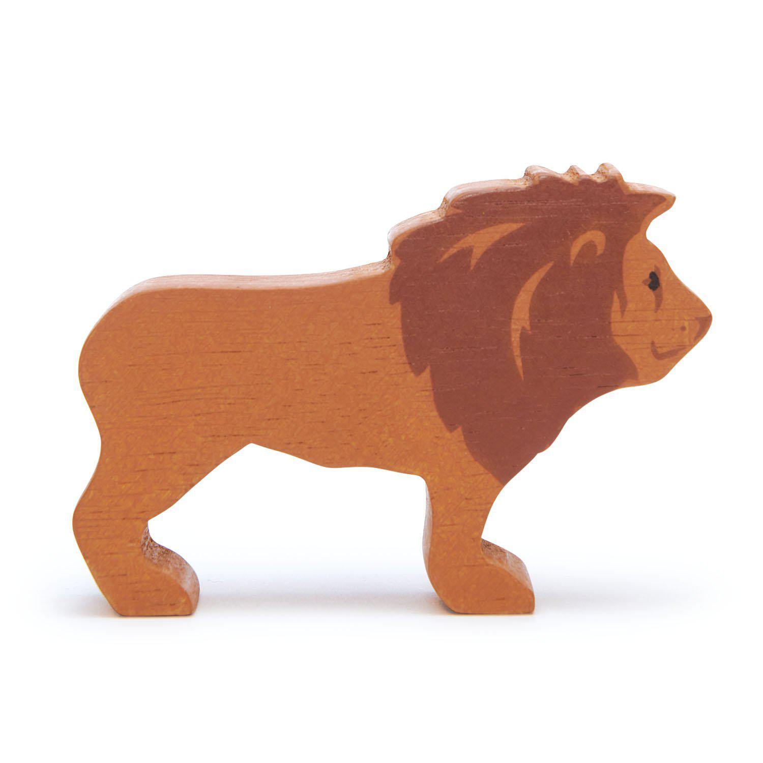 Oroszlán, prémium minőségű fából - Lion - Tender Leaf Toys-Tender Leaf Toys-1-Játszma.ro - A maradandó élmények boltja