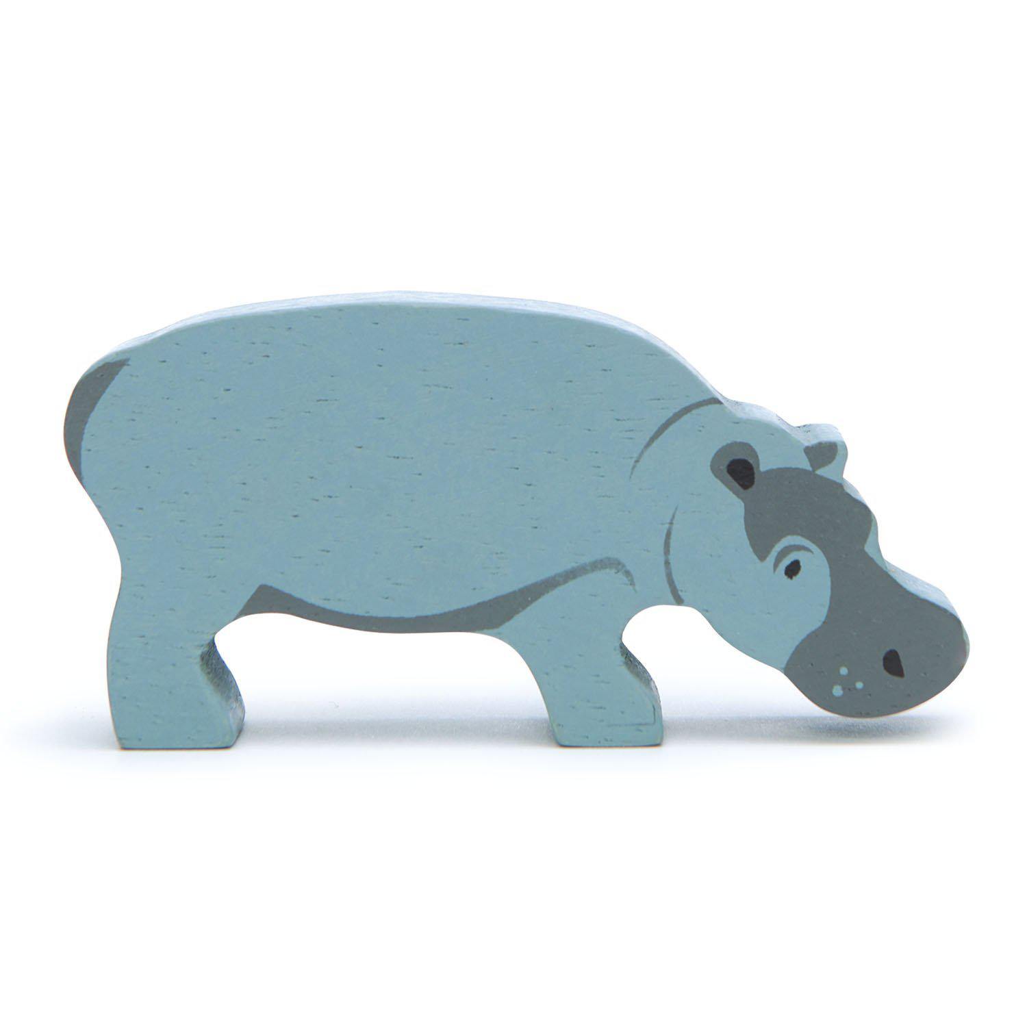 Víziló, prémium minőségű fából - Hippopotamus - Tender Leaf Toys-Tender Leaf Toys-1-Játszma.ro - A maradandó élmények boltja