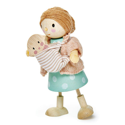 Goodwood hölgy és a kisbaba, prémium minőségű fából - állítható testrészekkel - Tender Leaf Toys-Tender Leaf Toys-2-Játszma.ro - A maradandó élmények boltja